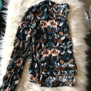 Long bell sleeve top